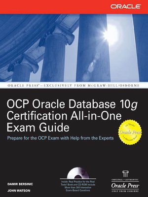 cover image of Oracle Database 10g OCP Certification All-In-One Exam Guide